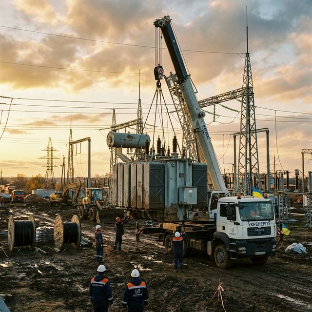 Монтаж трансформаторної підстанції